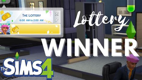 how to win lottery in sims 4